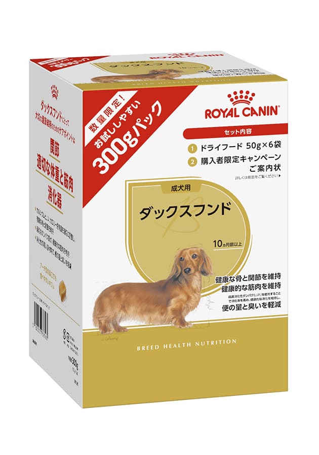 ダックスフンド 専用フード 成犬用 – 【ロイヤルカナン公式通販】